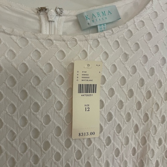 Anthropologie//3/4 sleeve//maxi dress//White//NWT//Size 12 - Picture 3 of 7